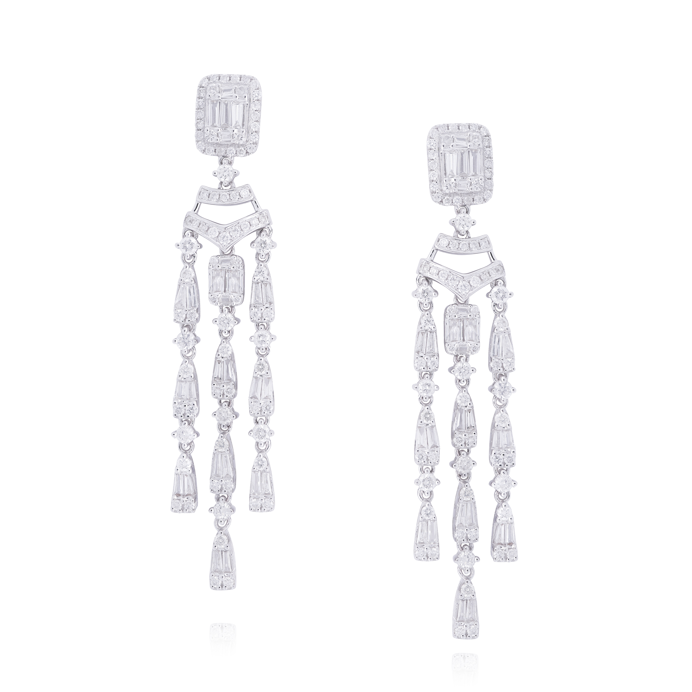 Dangling Diamond Earring